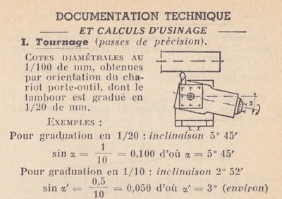 in Formulaire ADAM, formulaire pratique à l'usage des mécaniciens et outilleurs.
